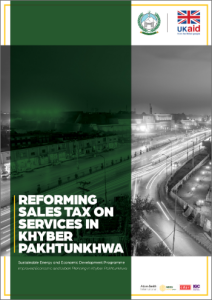 Policy Note on Reforming Sales Tax on Services in Khyber Pakhtunkhwa