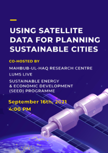 Webinar: Using Satellite Data for Planning Sustainable Cities